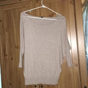 Express beige sweater